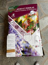 Arco per rampicanti in ferro battuto