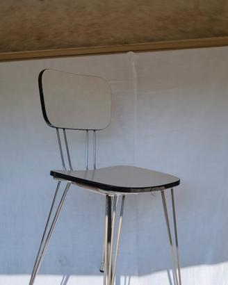Coppia sedie francesi anni 50 formica 