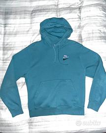 felpa nike azzurra