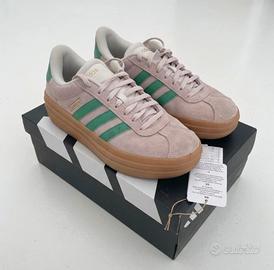 Sneakers Adidas VL Court Bold Rosa e Verdi