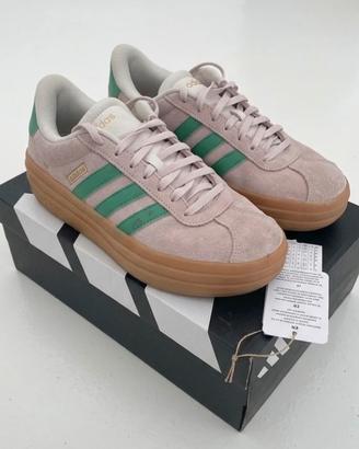 Sneakers Adidas VL Court Bold Rosa e Verdi