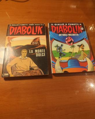 Fumetti Diabolik 2 albi 
