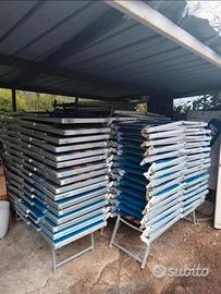 Lettini prendisole per stabilimenti balneari