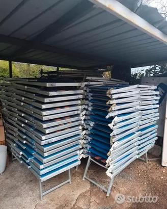 Lettini prendisole per stabilimenti balneari