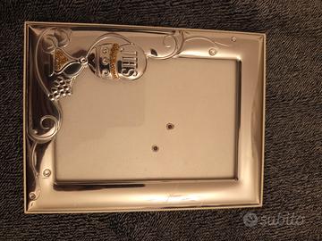 Cornice Portafoto Prima Comunione in Argento Bilam