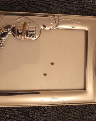 Cornice Portafoto Prima Comunione in Argento Bilam