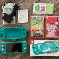 Nintendo Switch Lite colore TURCHESE