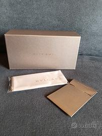 Scatola porta occhiali cartone Bulgari, originale