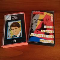 Musicassette anni'60 Mina e Gaber . 