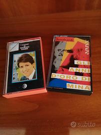 Musicassette anni'60 Mina e Gaber . 