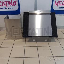 CAPPA INOX E LASTRE VETRO NERO CANALE INOX SILVERL