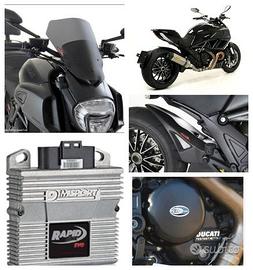 Ducati Diavel 1200 scarico centralina protezioni