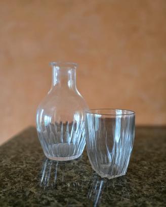 Caraffa in vetro vintage