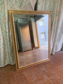 Specchio Vintage con cornice in legno (78x120)