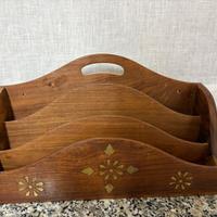 Portalettere in legno appendibile