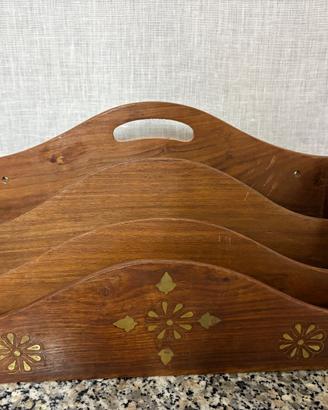 Portalettere in legno appendibile