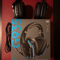 Logitech G935 cuffie gaming wireless con microfono