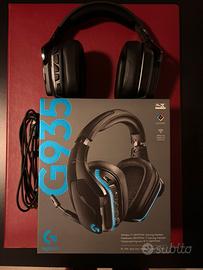 Logitech G935 cuffie gaming wireless con microfono