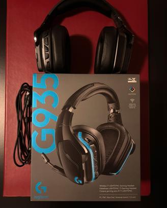 Logitech G935 cuffie gaming wireless con microfono