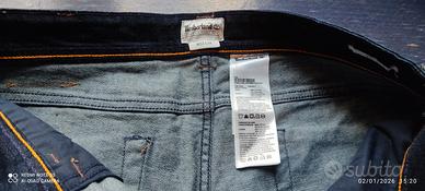 Timberland blu scuro - W33 L34 cerniera 