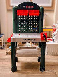 Banco lavoro Klein-Bosch con morsa e contenitori