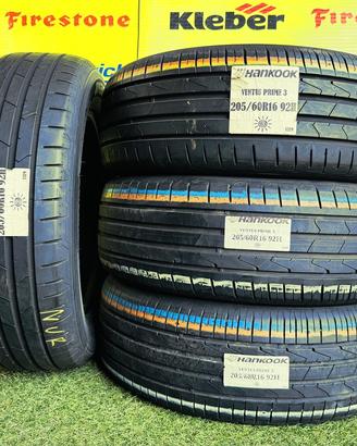 X4: Estive 205/60R16 92H -HANKOOK- al 70% e 80%