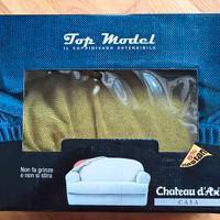 Copripoltrona Chateau d'Ax colore verde.