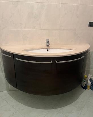 Mobile bagno sospeso con lavabo