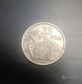 moneta 25 pesetas