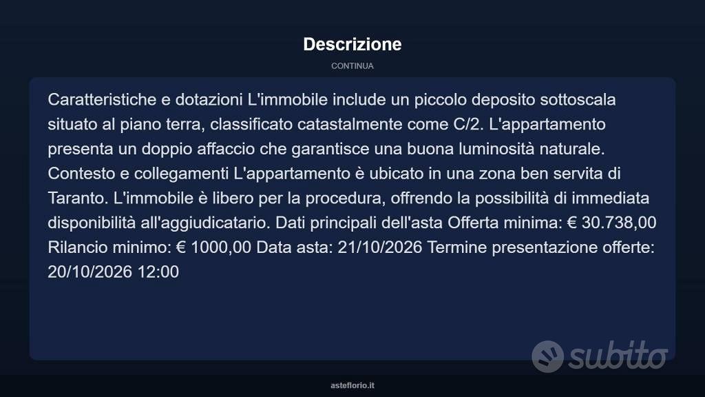 Appartamento – Taranto - Vista 4