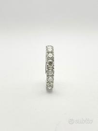 Anello oro18 kt diamanti naturali