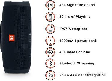 JBL charge 3 come nuova