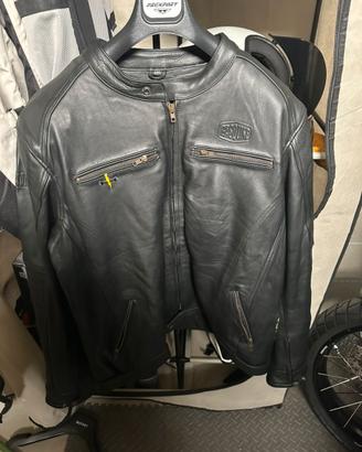 Giacca moto pelle gasoline