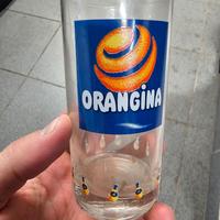 BICCHIERI ORANGINA ORIGINALI INTROVABILI MAI USATI