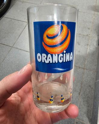 BICCHIERI ORANGINA ORIGINALI INTROVABILI MAI USATI