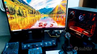 i7 rx5700xt sapphire nitro+ 27" Msi 180hz fhd 