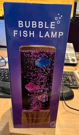 Lampada Lava per Pesci Finti Acquario a Bolle LED,