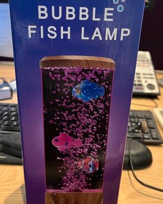 Lampada Lava per Pesci Finti Acquario a Bolle LED,