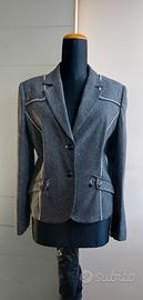 Blazer in Tweed Grigio  Made in Italy tg.50 IT