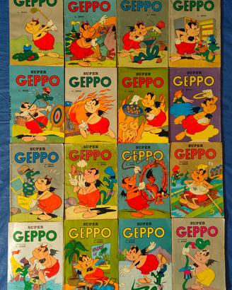 Lotto di 16 fumetti di Super Geppo