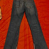 Jeans Zara blu con spacchi laterali