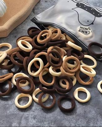 50 elastici per capelli