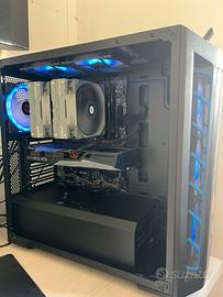 Pc gaming fisso + monitor curvo 27” 75hz philips