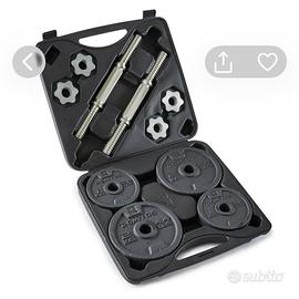 Kit 20kg valigia pesi palestra