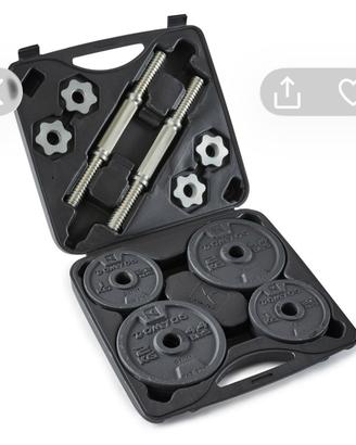 Kit 20kg valigia pesi palestra