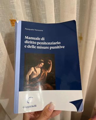 Libro manuale di diritto penitenziario di troncone