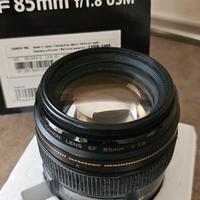 Obiettivo Canon 85 mm 1.8