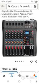 Mixer  6+2 canali Bluetooth 