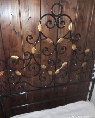 spalliera e pedieta letto singolo 
