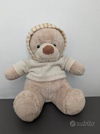 Orsacchiotto con felpa e cappuccio removibile 